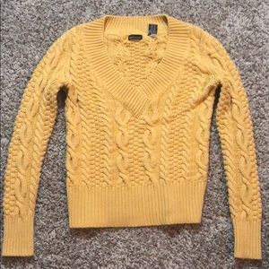 Yellow sweater!